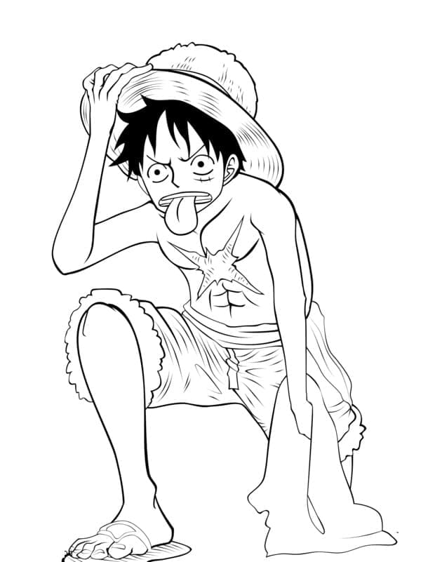 Anime Luffy Boyama Sayfası