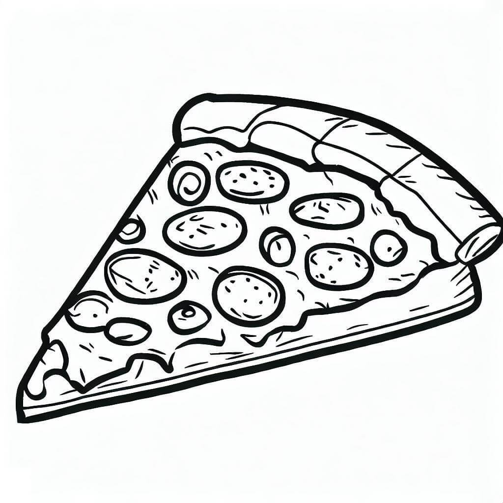 Bedava Pizza Boyama Sayfası