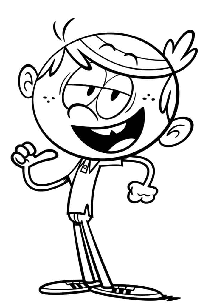 Bedava Yazdırılacak The Loud House Boyama Sayfası