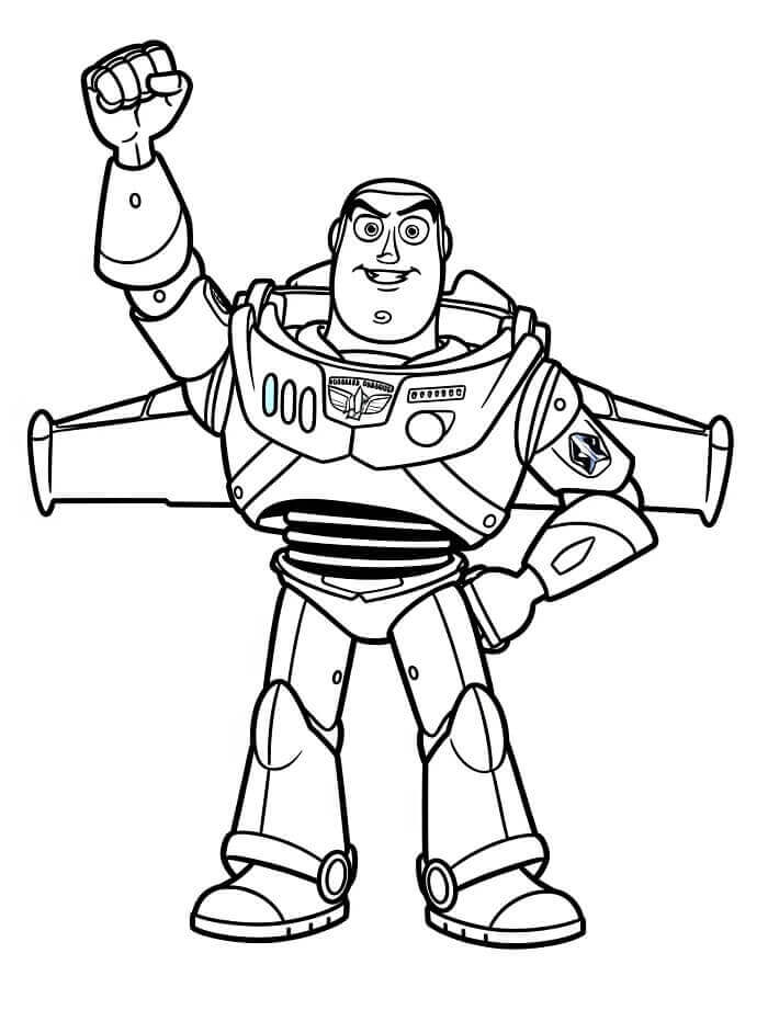 Buzz Lightyear Disney Boyama Sayfası
