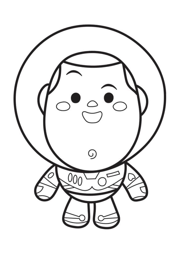 Buzz Lightyear Yazdırılabilir Görsel Boyama Sayfası