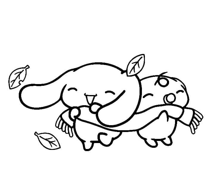 Canlı Cinnamoroll Boyama Sayfası
