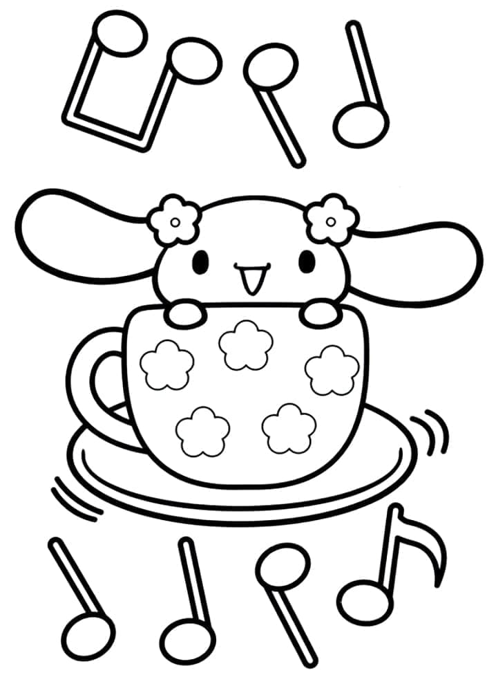 Cinnamoroll Güzel Boyama Sayfası