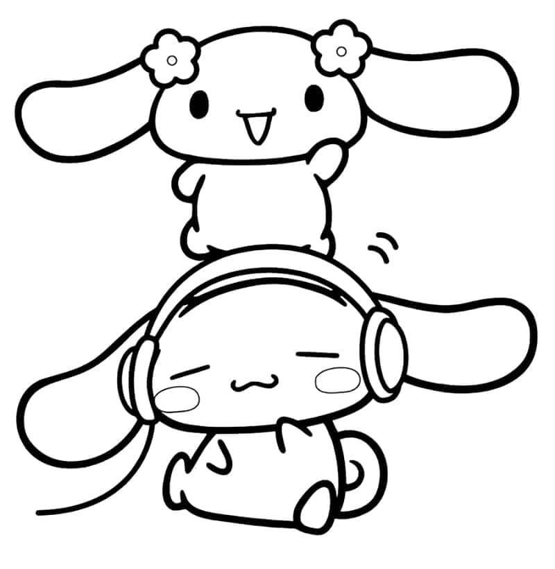 Cinnamoroll Resmi Boyama Sayfası