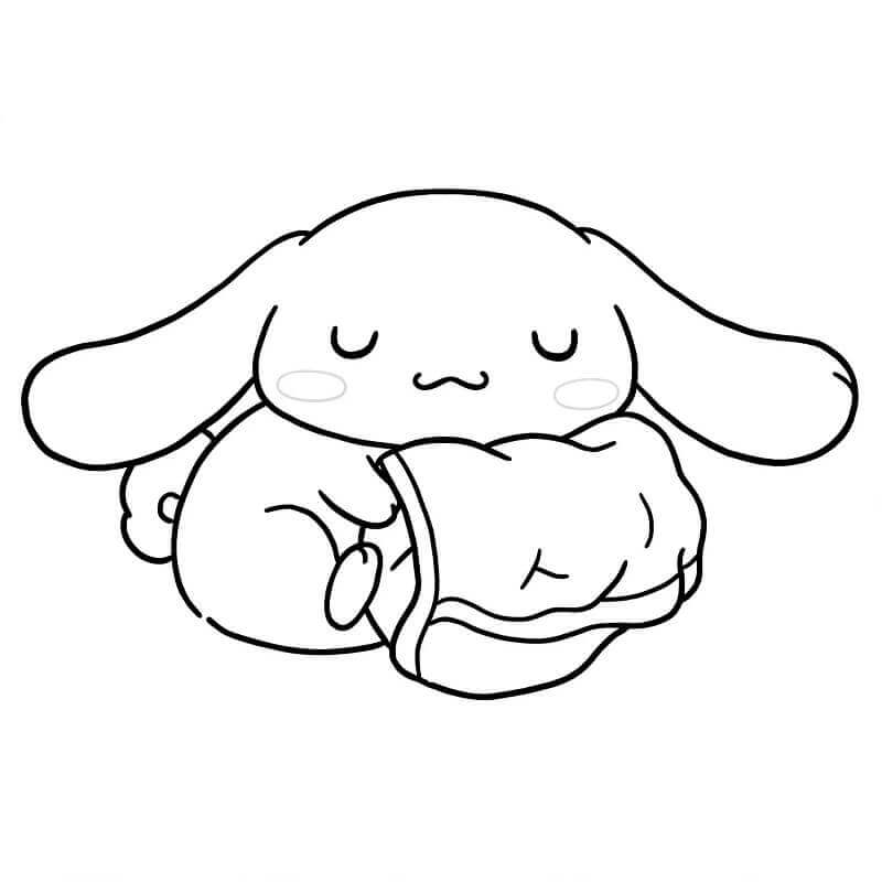 Cinnamoroll Sanrio'dan Boyama Sayfası