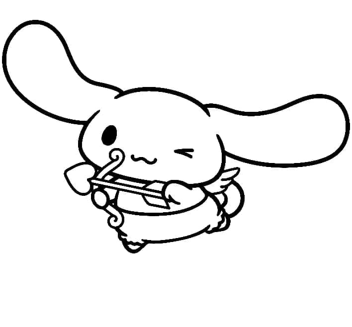 Cinnamoroll Şirin Boyama Sayfası