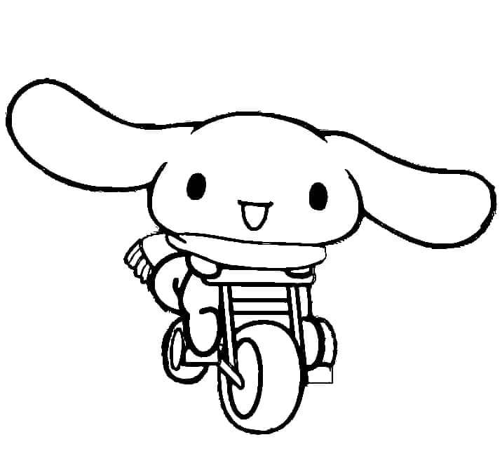 Cinnamoroll Ücretsiz Çocuklar İçin Boyama Sayfası