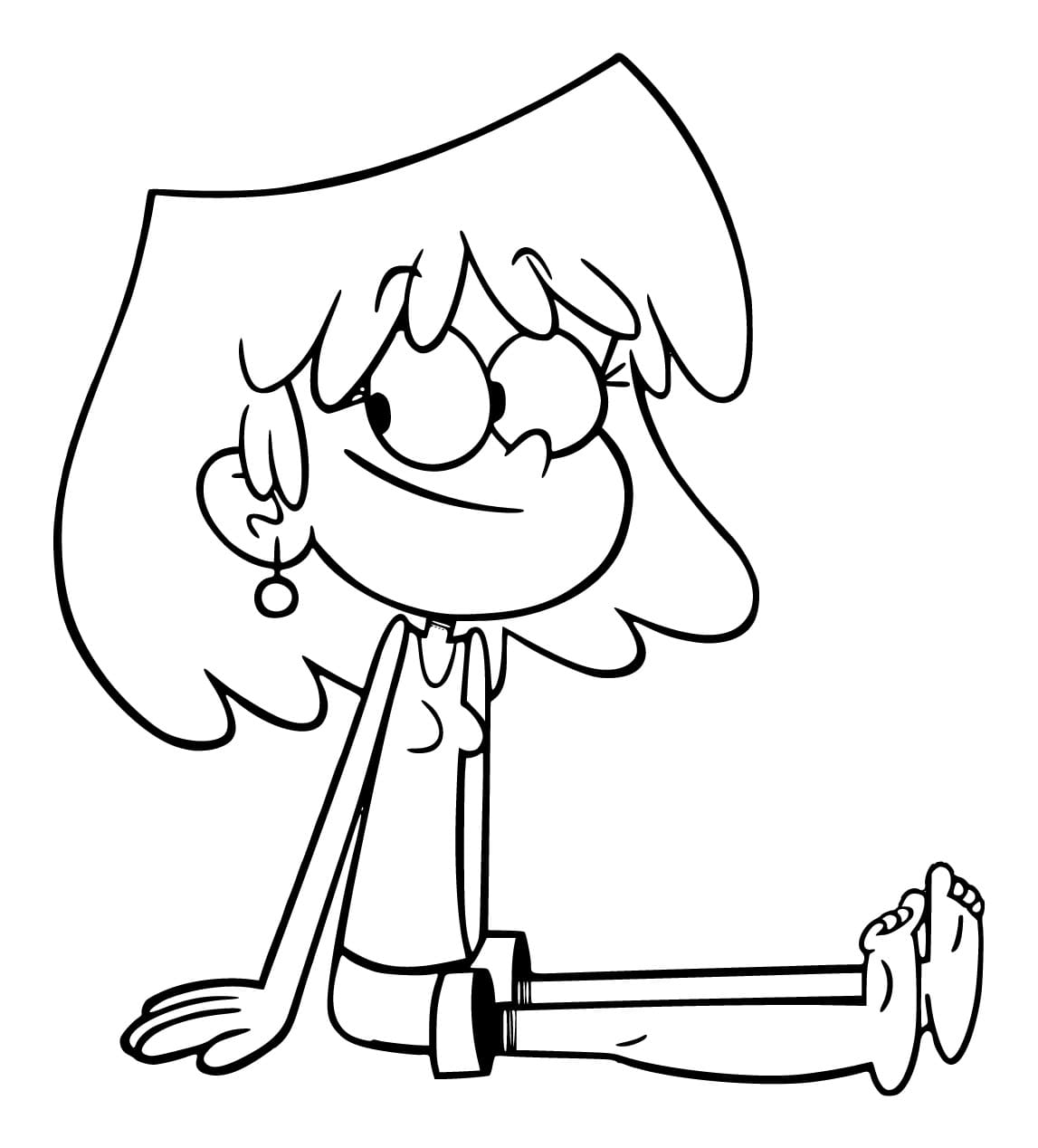 Çizgi The Loud House Boyama Sayfası