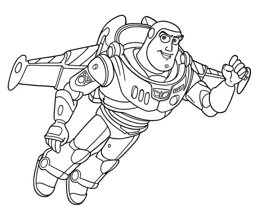 Disney Buzz Lightyear Boyama Sayfası