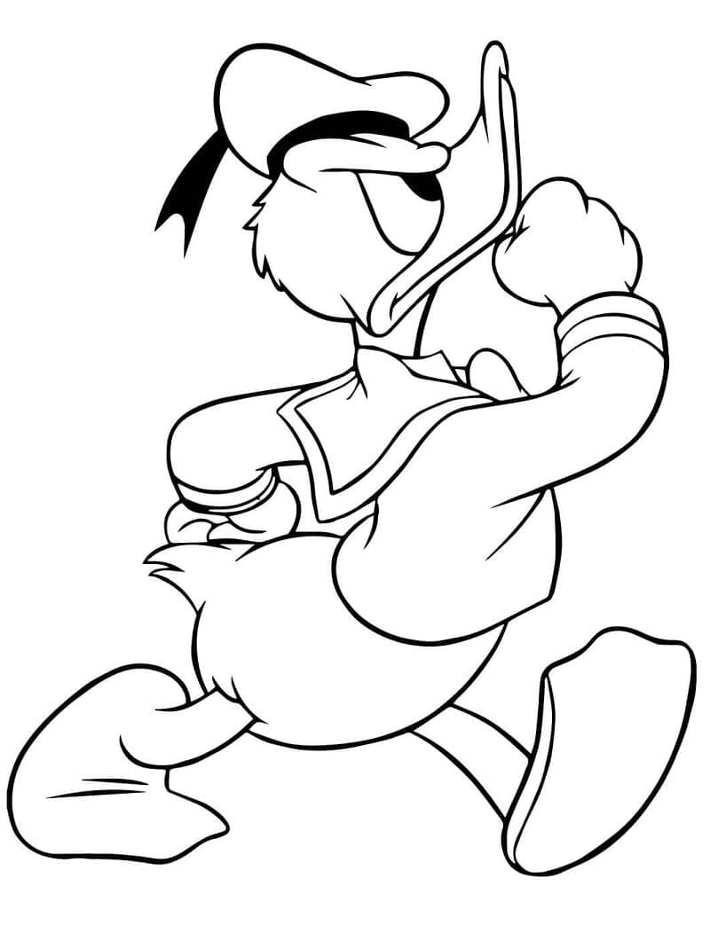 Disney Donald Duck Boyama Sayfası