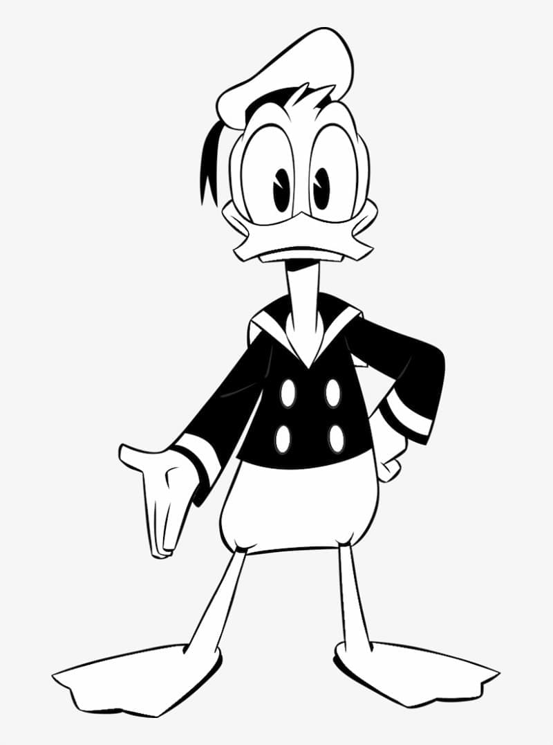 Donald Duck 1 Boyama Sayfası