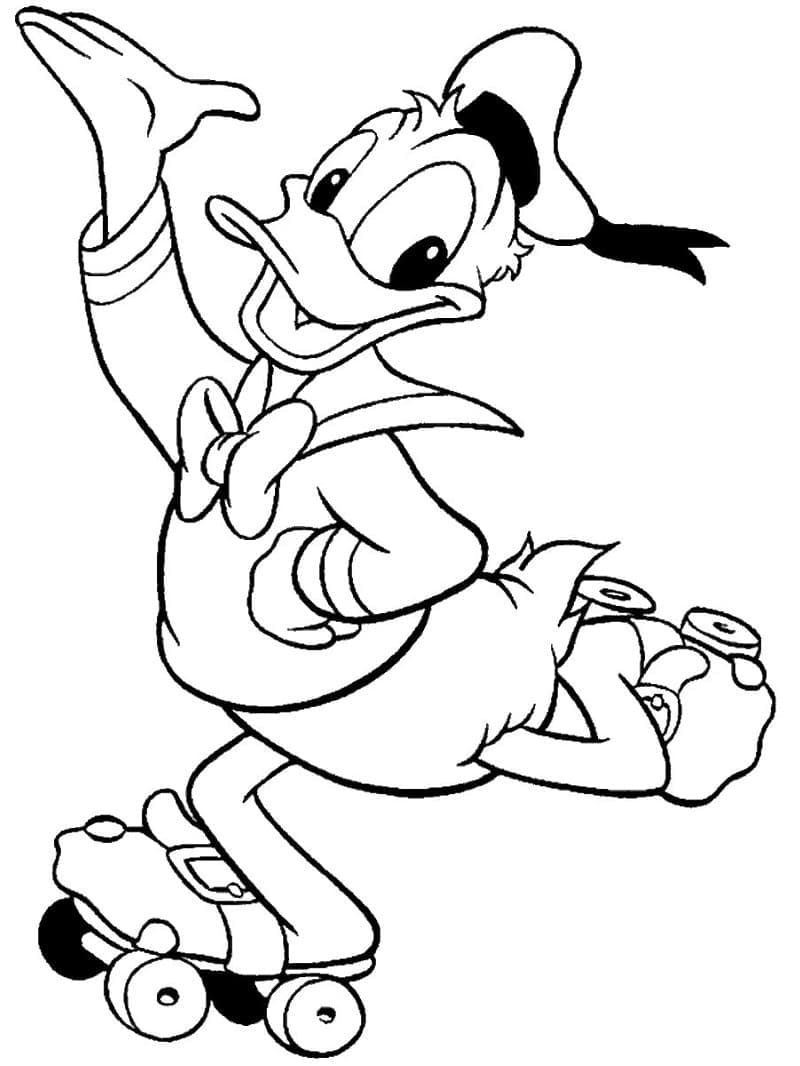 Donald Duck Disney Boyama Sayfası