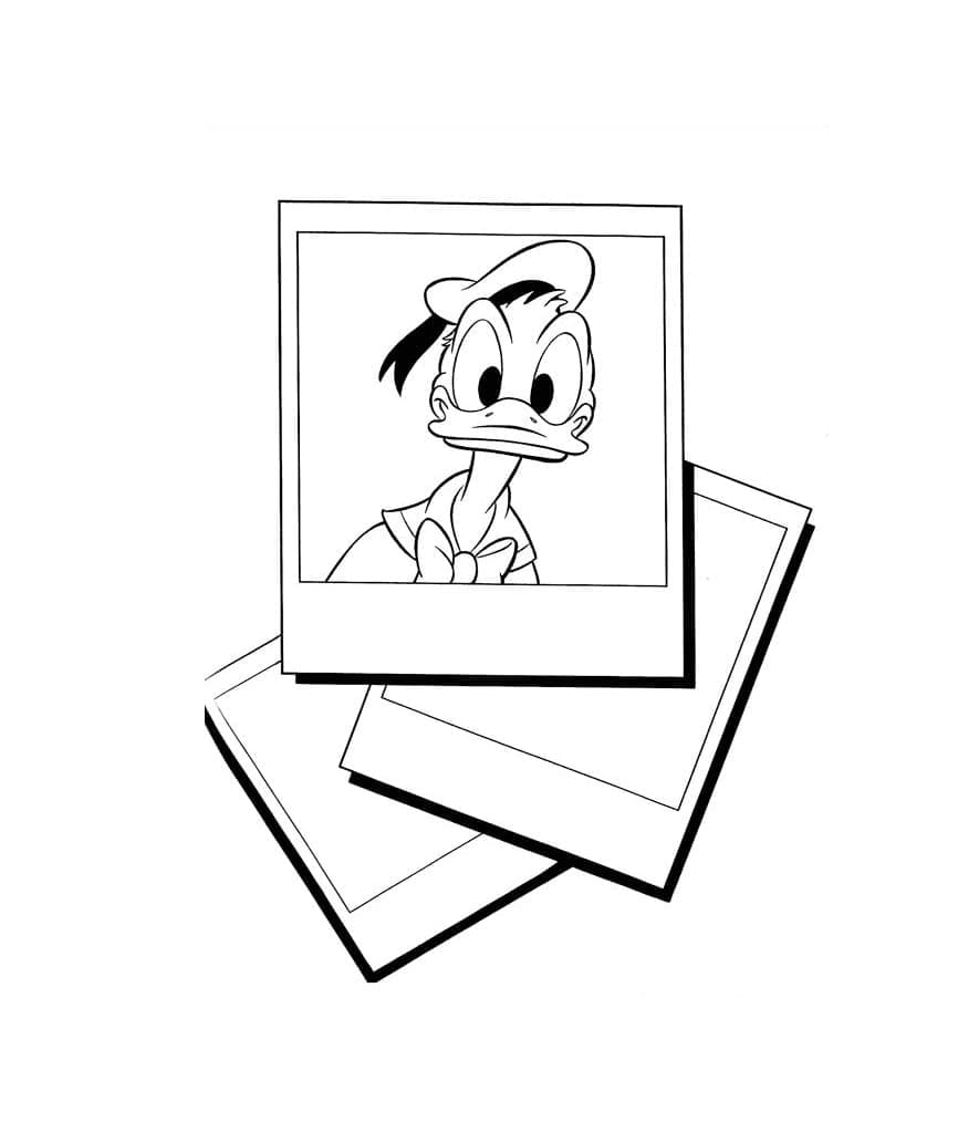 Donald Duck Resmi Boyama Sayfası