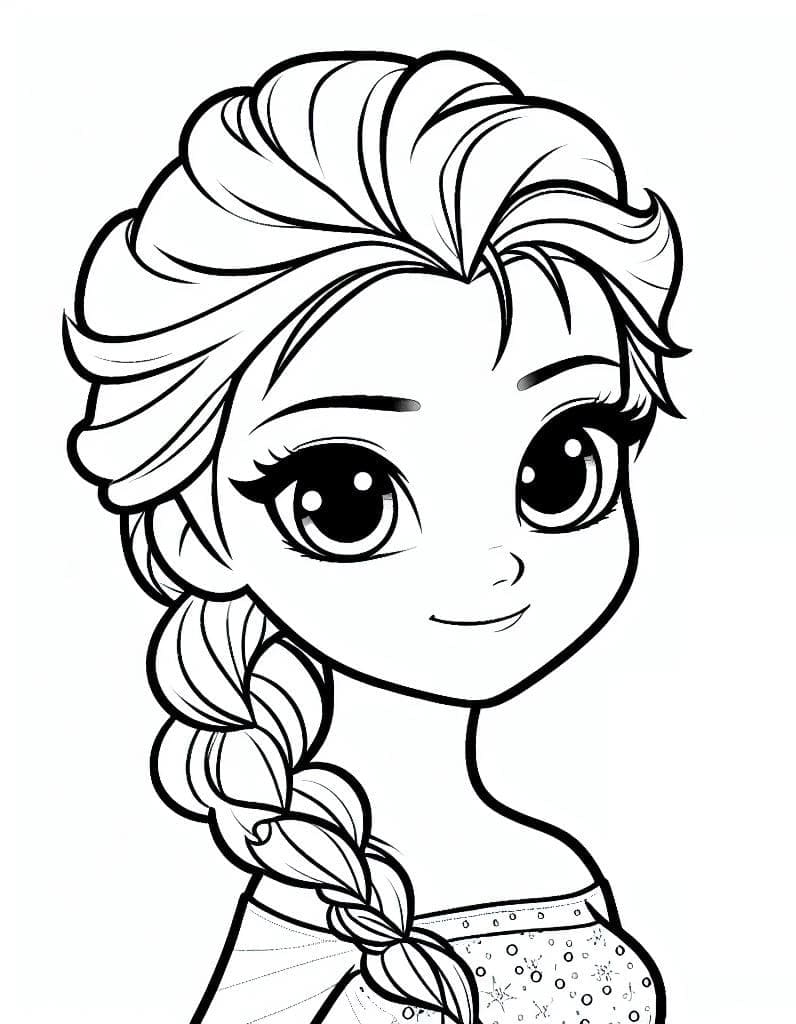 Elsa (1) Boyama Sayfası
