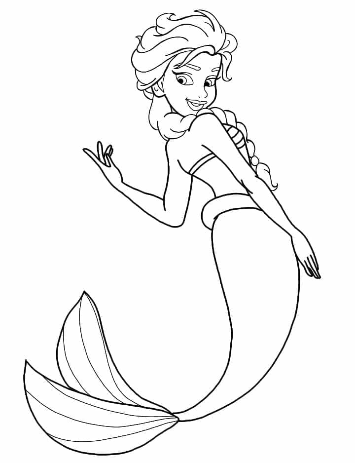Elsa (3) Boyama Sayfası