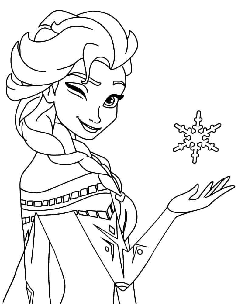 Elsa (7) Boyama Sayfası