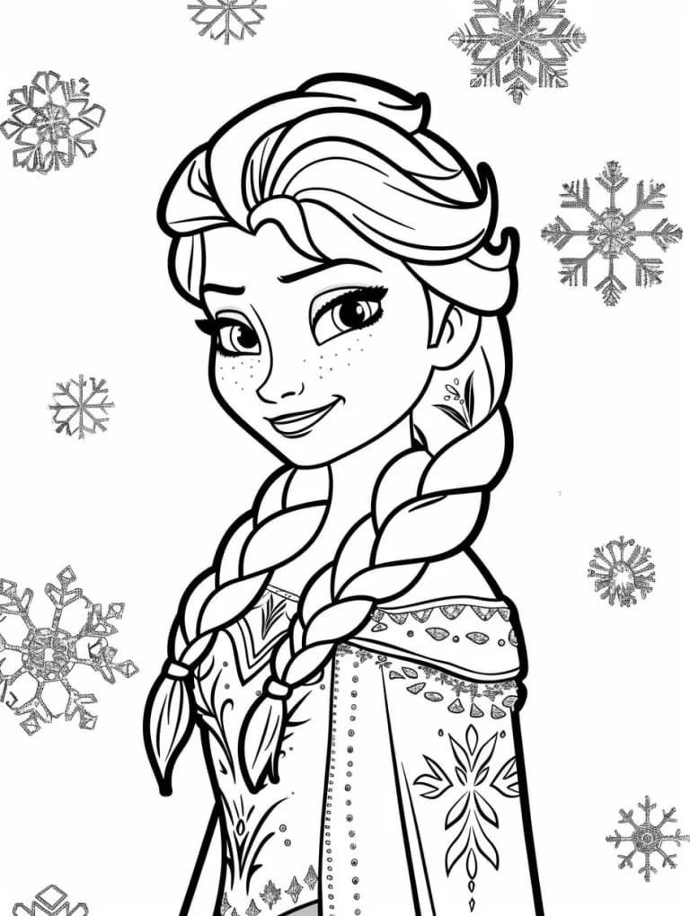 Elsa Boyama Sayfaları