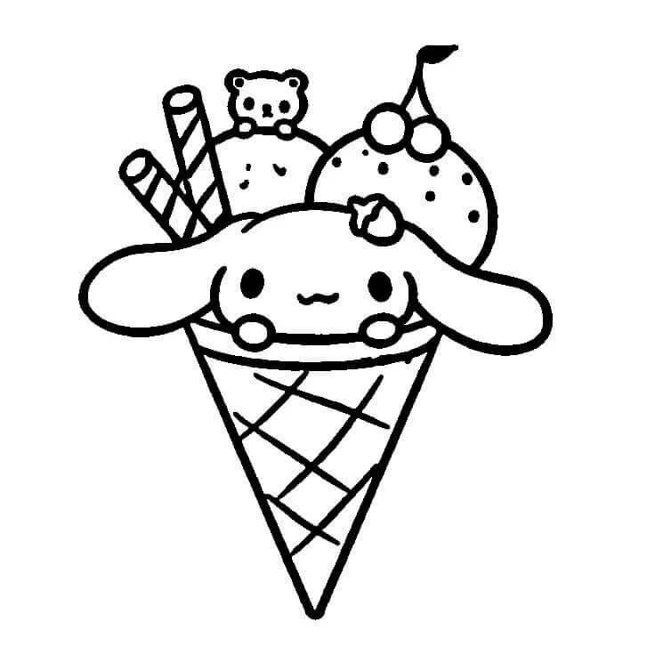 Harika Cinnamoroll Boyama Sayfası
