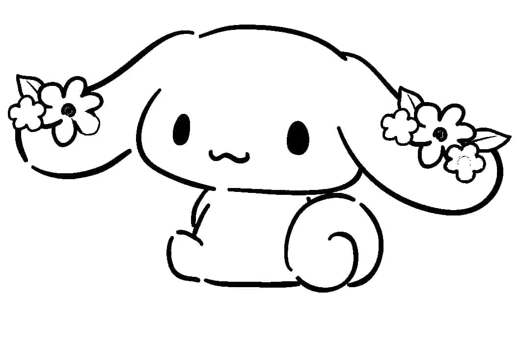 Kawaii Cinnamoroll Boyama Sayfası