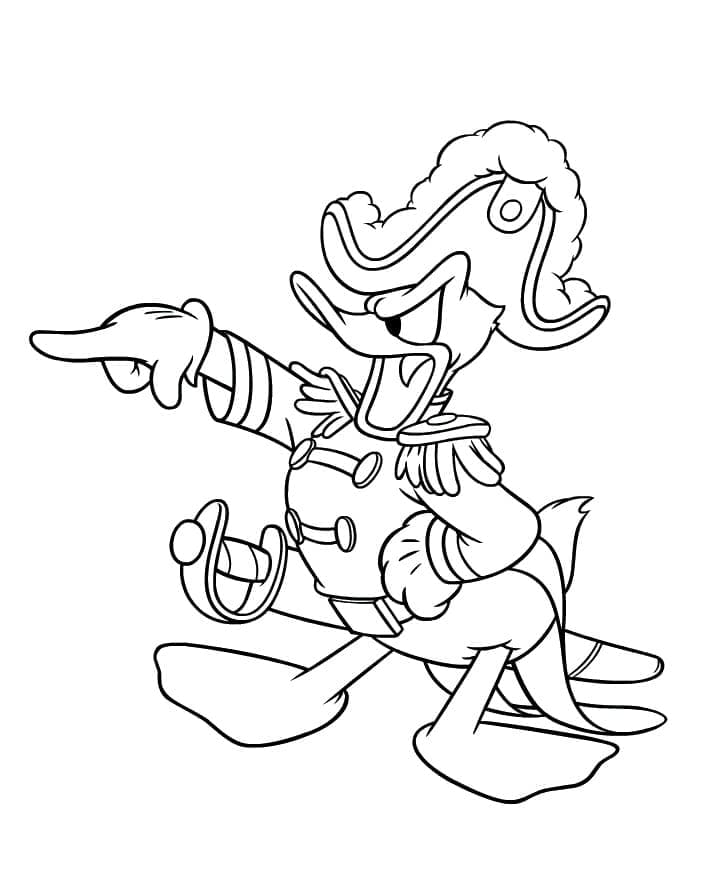 Korsan Donald Duck Boyama Sayfası