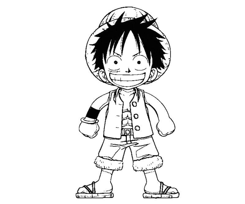 Luffy (1) Boyama Sayfası