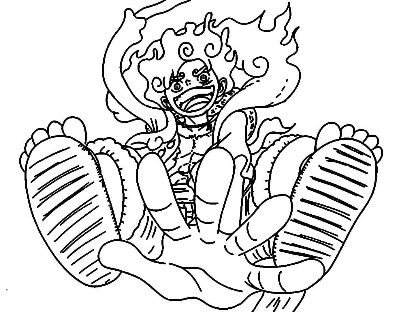 Luffy (11) Boyama Sayfası