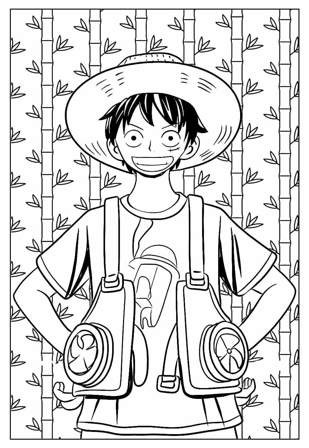 Luffy (13) Boyama Sayfası
