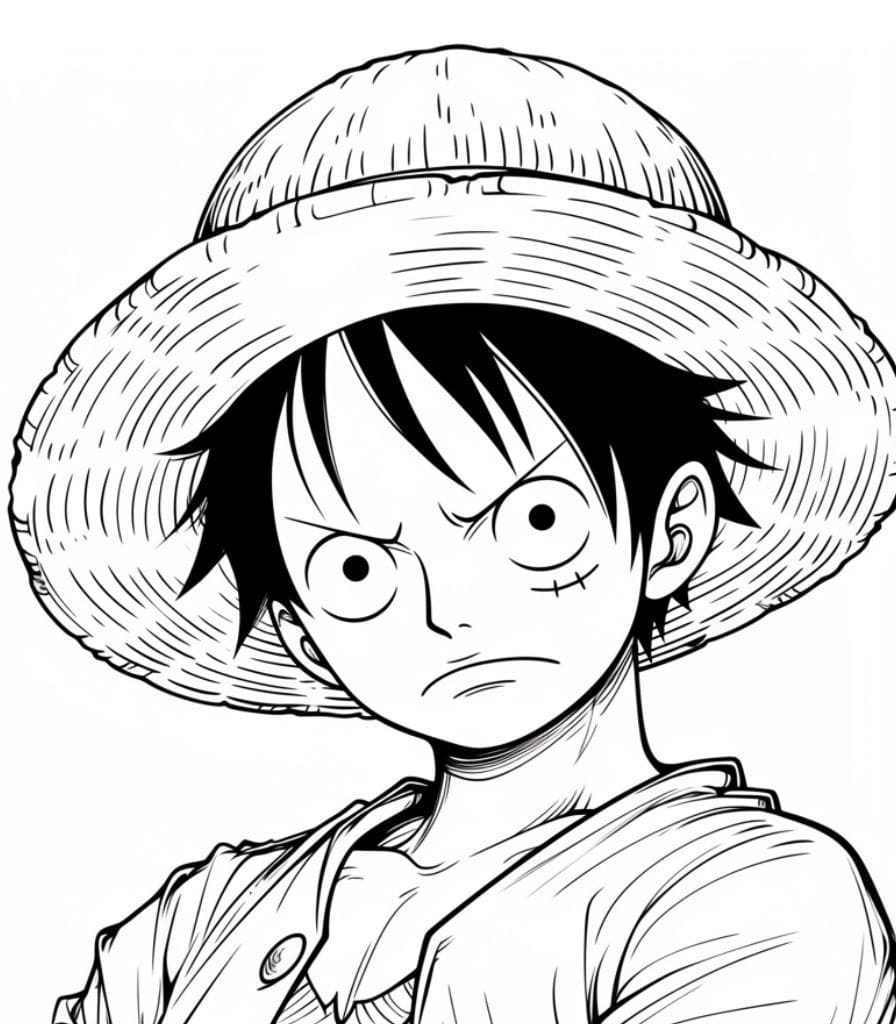 Luffy (16) Boyama Sayfası
