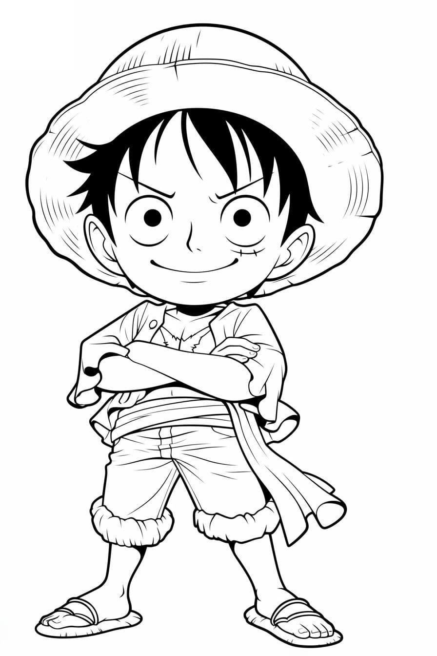 Luffy (19) Boyama Sayfası