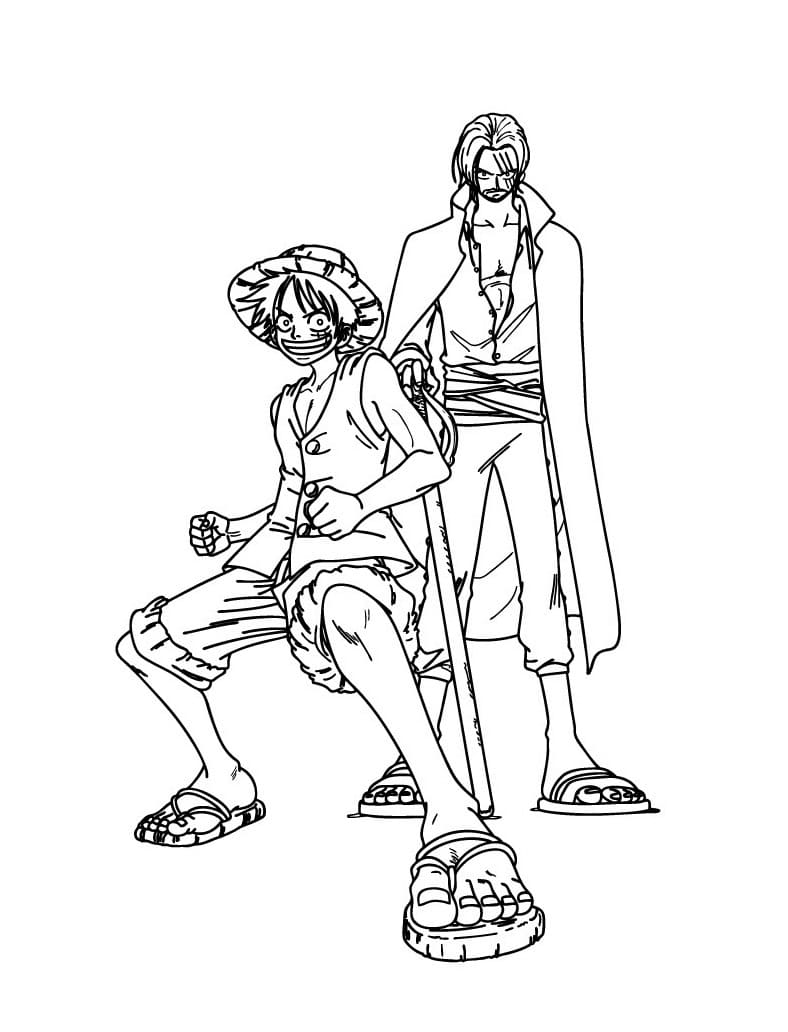 Luffy (2) Boyama Sayfası