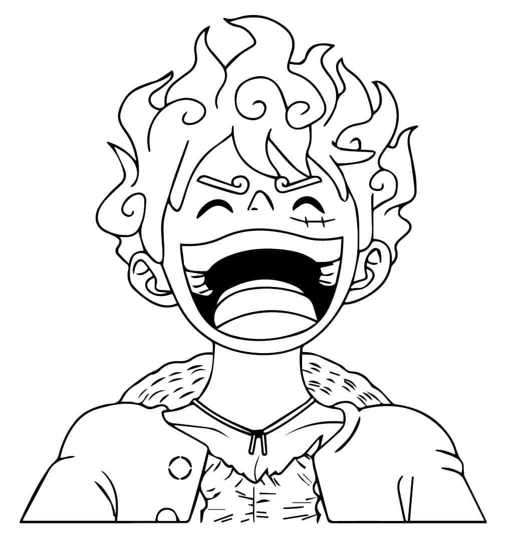 Luffy (4) Boyama Sayfası