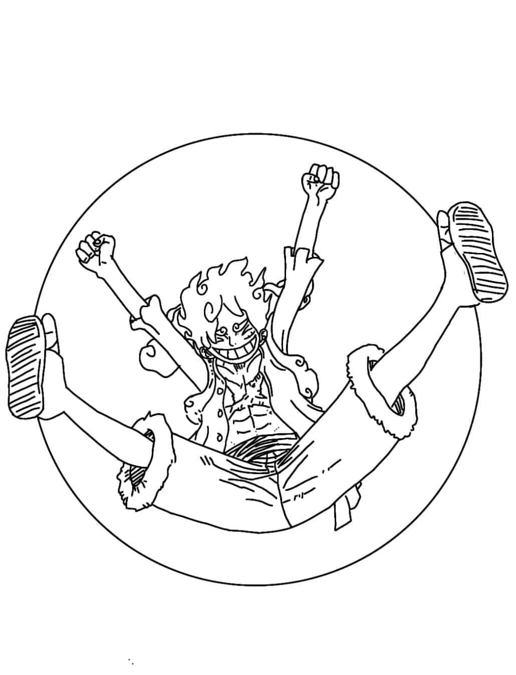 Luffy (9) Boyama Sayfası