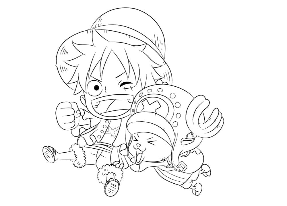 Luffy One Piece Boyama Sayfası