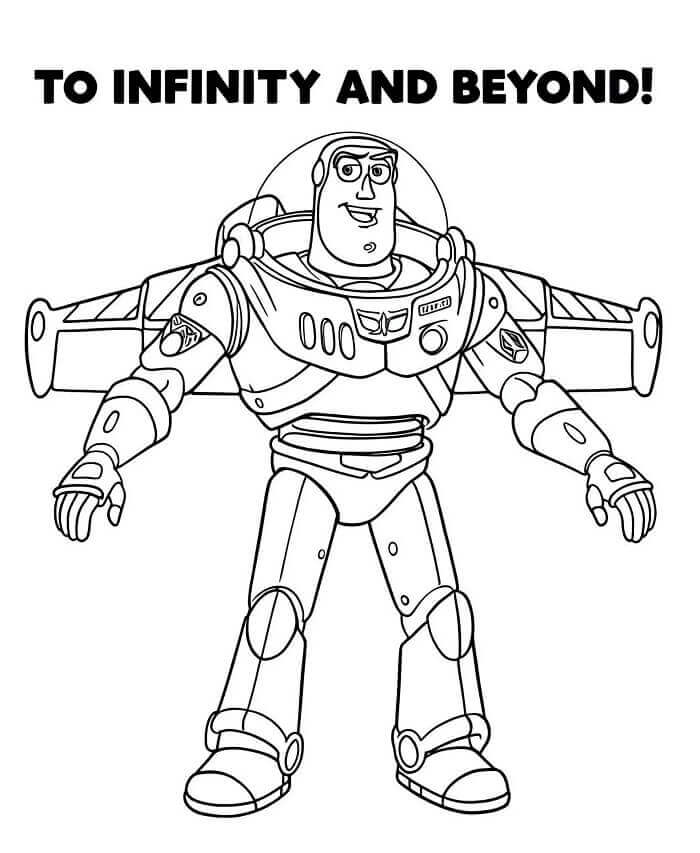 Muhteşem Buzz Lightyear Boyama Sayfası