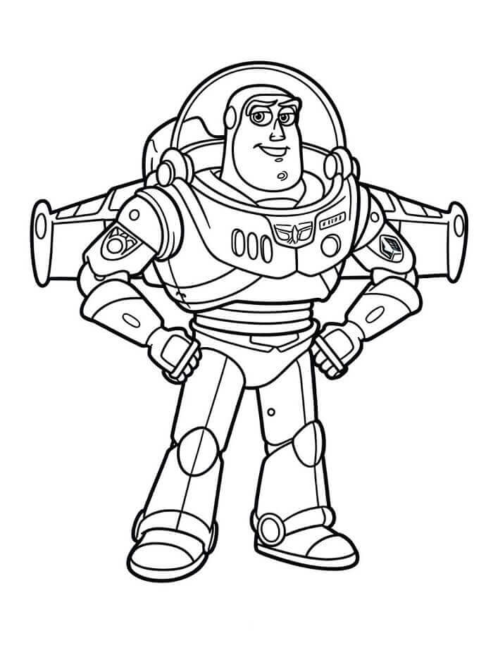 Buzz Işıkyılı (Buzz Lightyear) Boyama Sayfaları