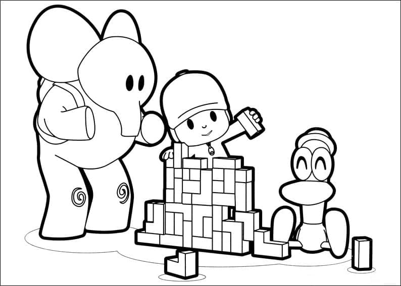 Pocoyo (11) Boyama Sayfası