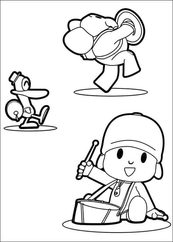 Pocoyo (2) Boyama Sayfası