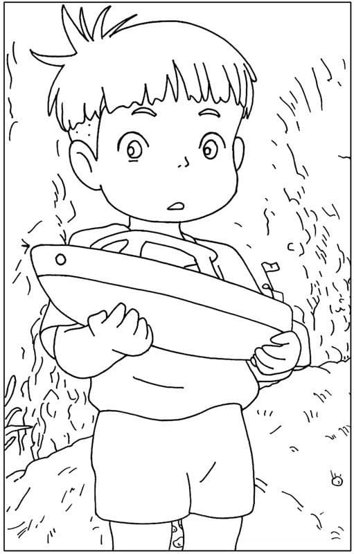 Ponyo (10) Boyama Sayfası