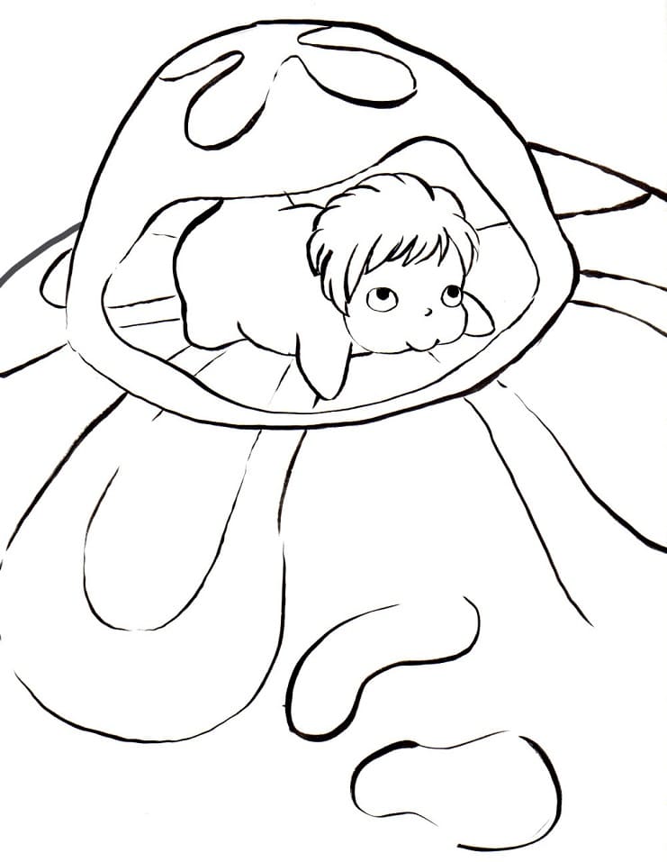 Ponyo (18) Boyama Sayfası