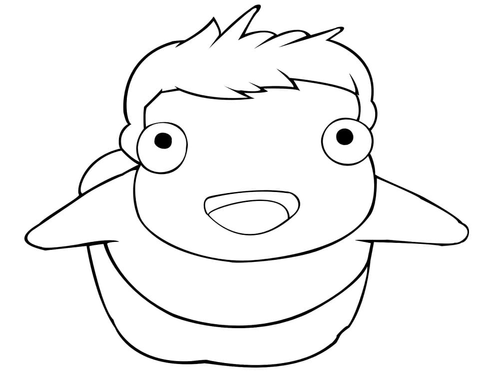 Ponyo (6) Boyama Sayfası