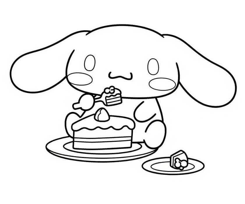 Sanrio Cinnamoroll Boyama Sayfası