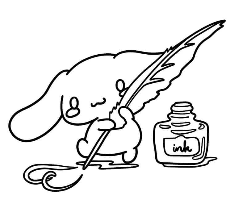 Temel Cinnamoroll Boyama Sayfası