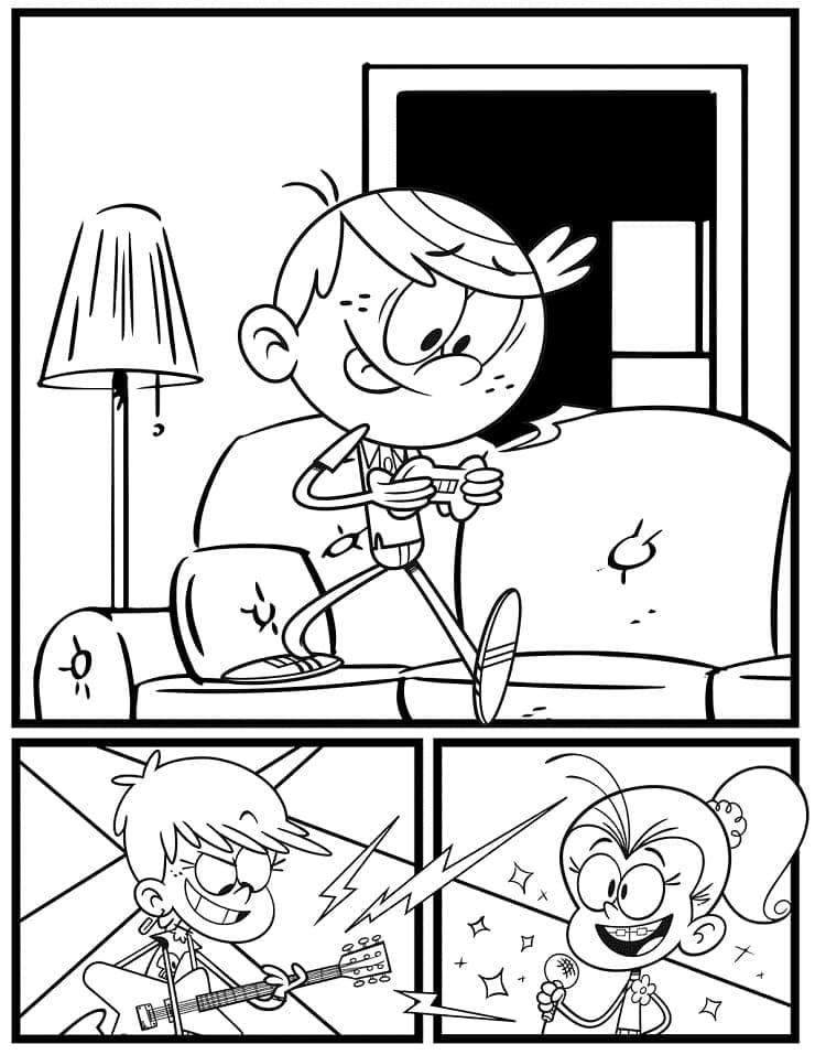 The Loud House (17) Boyama Sayfası