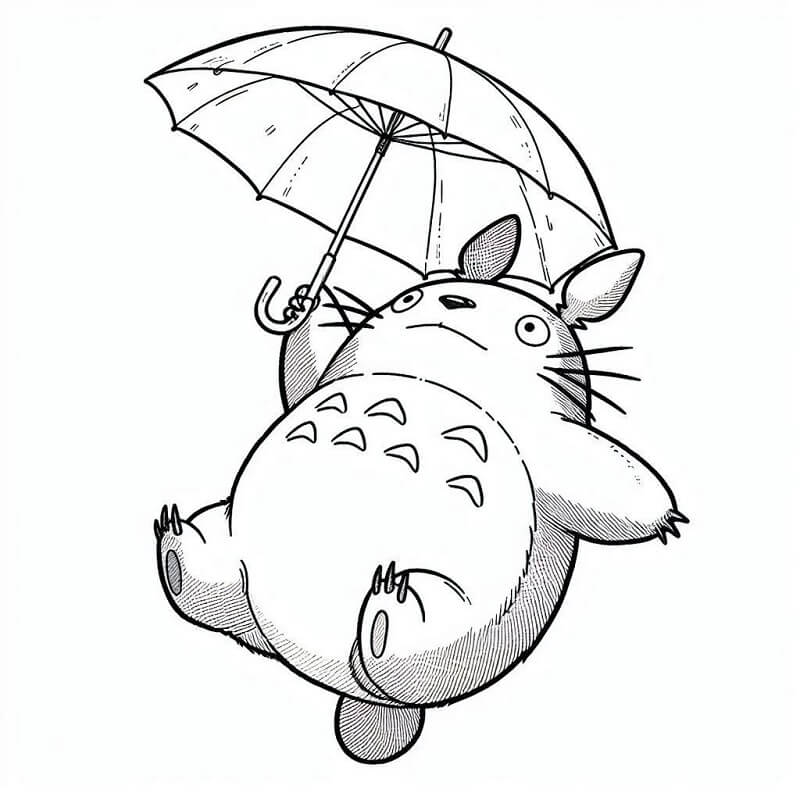 Totoro (1) Boyama Sayfası