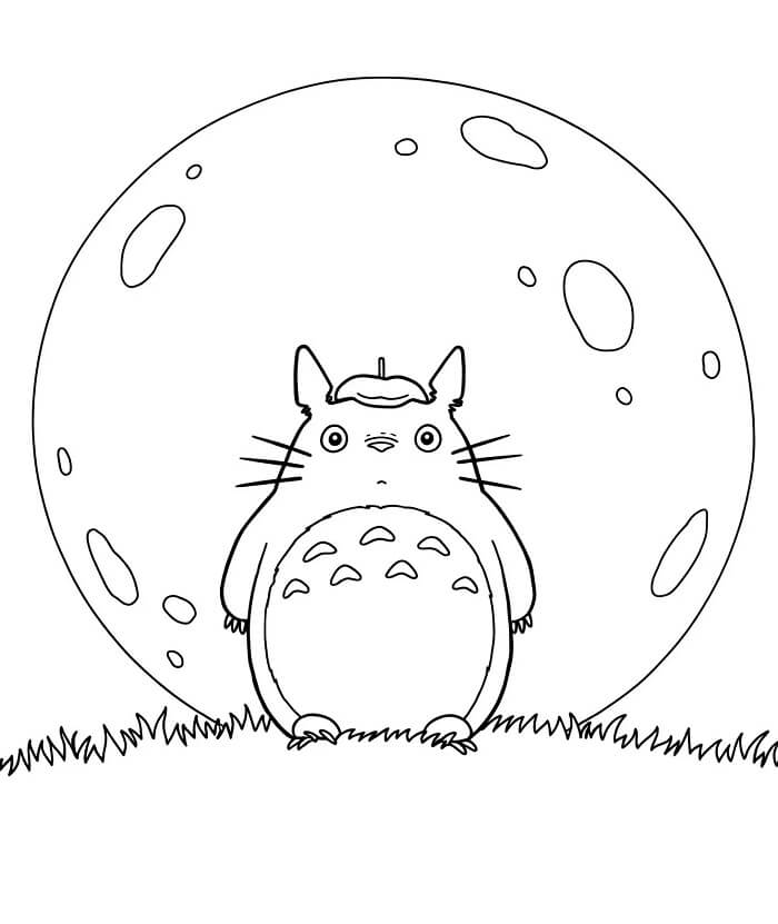Totoro (3) Boyama Sayfası