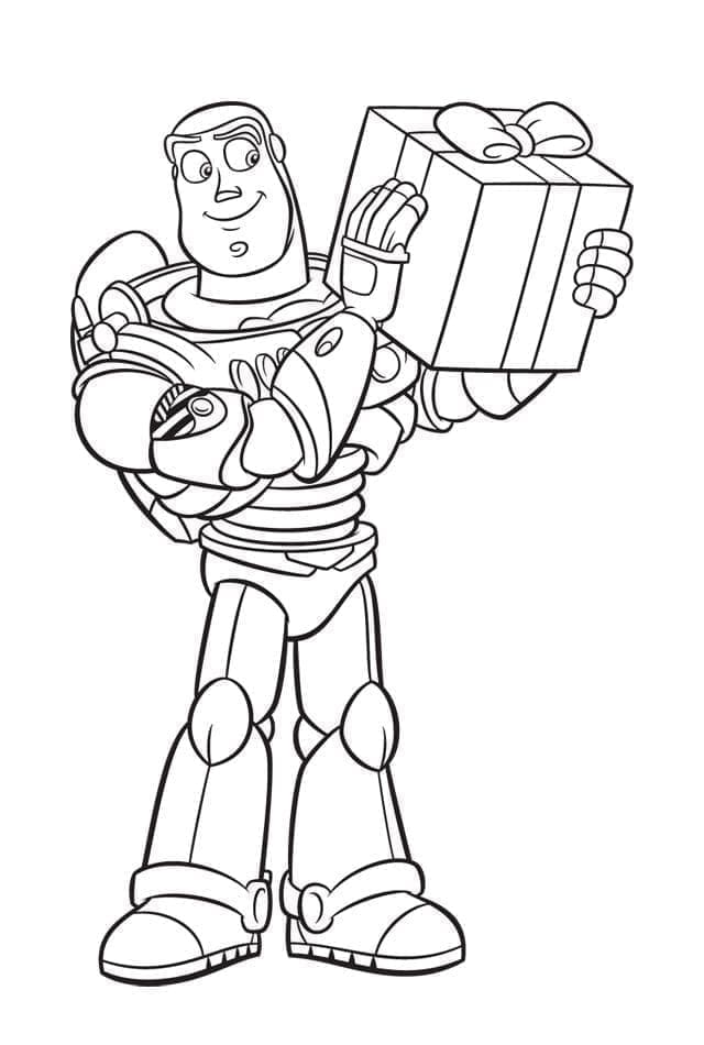 Ücretsiz Buzz Lightyear Çocuklar İçin Boyama Sayfası