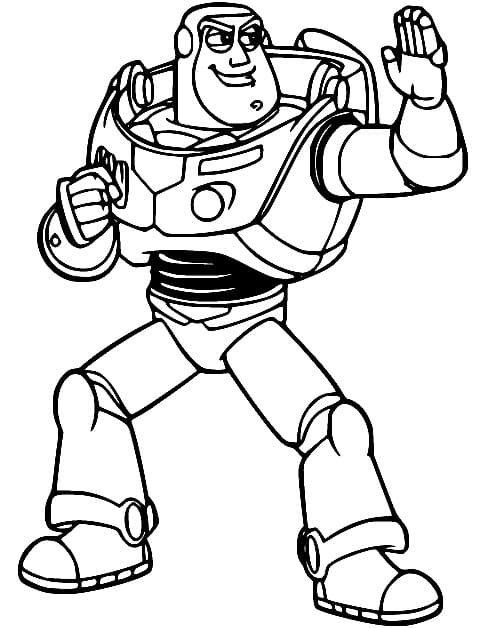 Ücretsiz Buzz Lightyear Yazdırılacak Boyama Sayfası