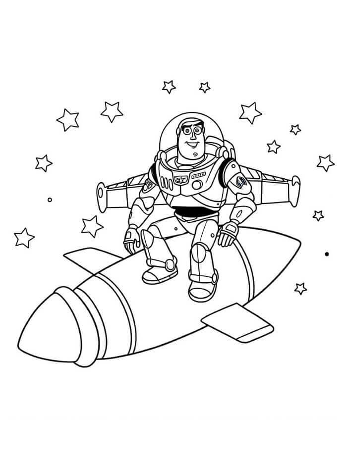 Ücretsiz Buzz Lightyear Boyama Sayfası