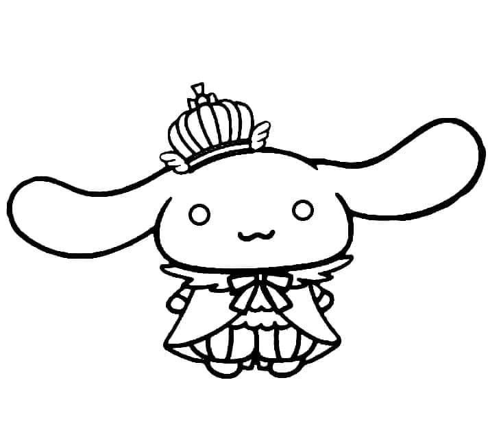 Ücretsiz Cinnamoroll Resim Boyama Sayfası