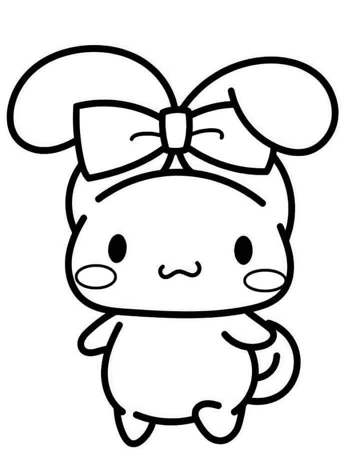 Ücretsiz Cinnamoroll Yazdırılabilir Boyama Sayfası